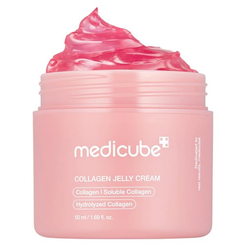 Medicube Collagen Jelly Cream - Niacinamide & Freeze-Dried Hydrolyzed Collagen - 24-Hour Hydration & Glow | 1.69 Fl Oz
