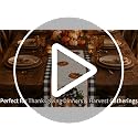 Fall Table Runner for Thanksgiving Decor 13x72 Inch Pumpkin Buffalo Plaid