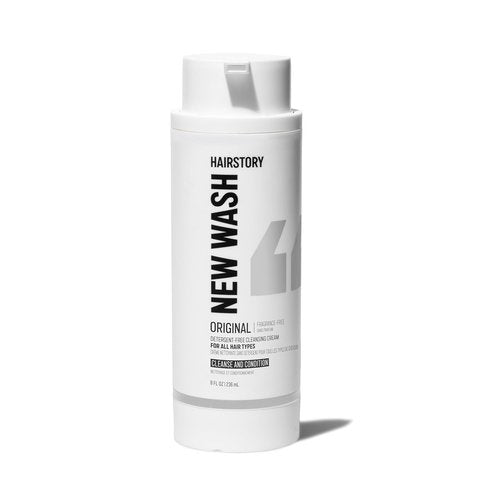 Hairstory New Wash Original - Fragrance-Free, Sulfate-Free Shampoo & Conditioner for Sensitive Scalp | 8 Fl Oz Refillable Bottle