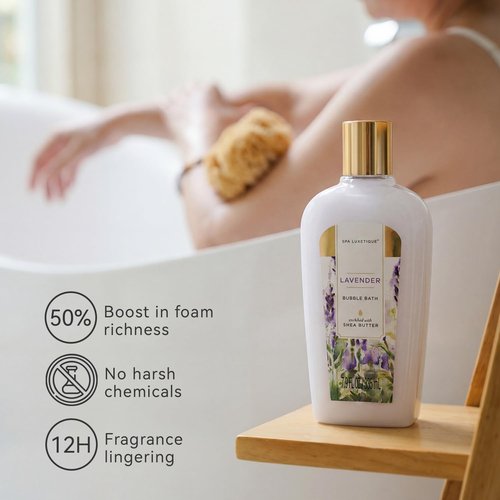 Spa Luxetique Lavender Spa Gift Basket - 10-Piece Bath & Body Set for Relaxation | Perfect Mother's Day Gift