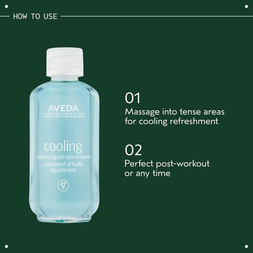 Aveda Cooling Balancing Oil Concentrate - Soothe Sore Muscles with Organic Peppermint & Blue Chamomile