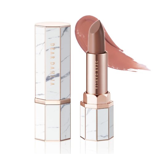 DEARDAHLIA Lip Paradise Sheer Dew Lipstick (Dakota) - Silky & Dewy Glow Lipstick with a Smooth and Hydrating Texture, and Buildable High-Pigment Color. Vegan Korean Lip Makeup