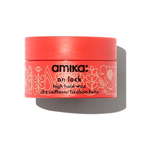Amika On Lock High Hold Hair Wax - Strong Hold Styling Product for All Hair Types | 3.4 oz