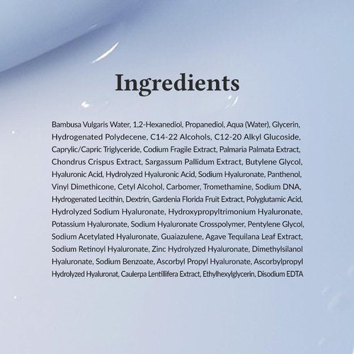 Dr.Althea Aqua Marine Watery Cream | Daily Face Moisturizer for All Skin Types | Deep Hydration Face Cream with Hyaluronic Acid | Vegan Korean Skincare, 1.69 Fl Oz