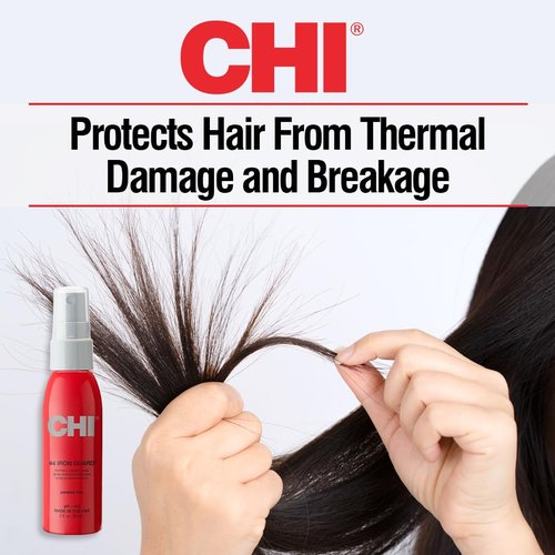 CHI 44 Iron Guard Thermal Protection Spray - Lightweight Heat Damage Shield & Frizz Control | 2 Fl Oz