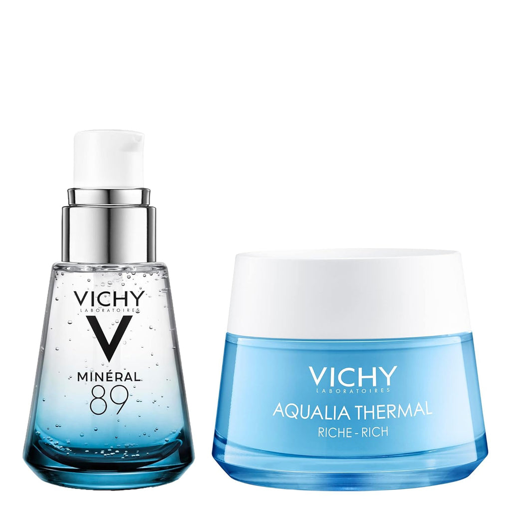 Vichy Aqualia Thermal Facial Moisturizer - Hydrating Cream with Natural Hyaluronic Acid for Dry, Sensitive Skin