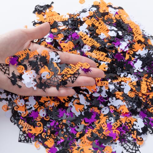 Halloween Confetti Decorations Metallic Foil Table Confetti 3000pcs/100g