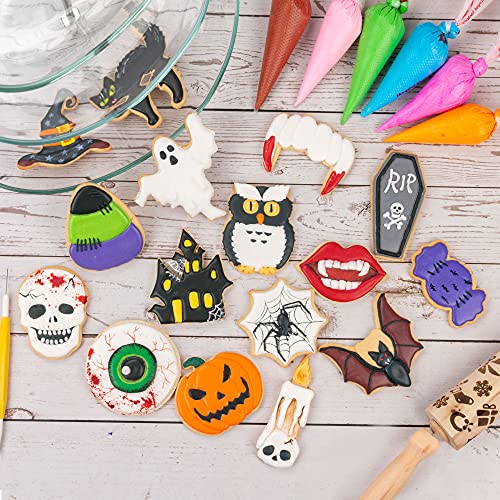 Halloween Cookie Cutter Tombstone with Plunger Stamp - 3.5 Inch Dump Tombstone