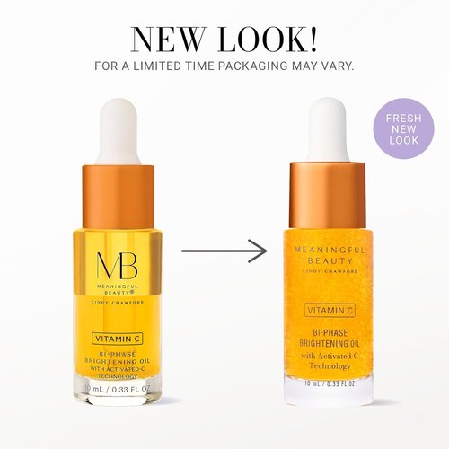 Meaningful Beauty Vitamin C Bi-Phase Brightening Oil - Activated C Technology for Radiant Skin