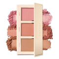 Jouer Prêt-à-Porter Blush & Bronzer Palette - 2 Luminous Blushes + 1 Matte Bronzer, Travel-Friendly with Mirror, Talc-Free Formula, 0.42oz
