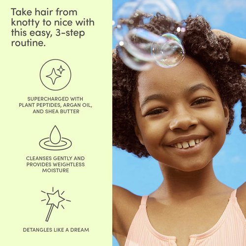 Evereden Kids Haircare Set - Detangling Shampoo, Conditioner & Spray for Pain-Free Styling | Vegan & Sulfate-Free