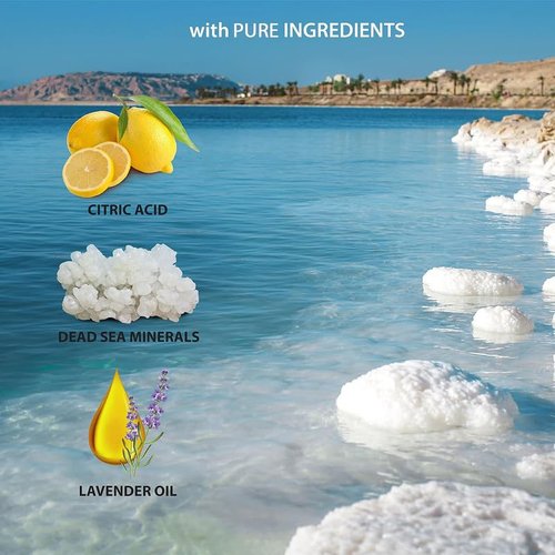 Dead Sea Collection Lavender Body Wash for Women and Men - with Pure Dead Sea Minerals and Lavender Oil - Gentle Cleanses and Moisturizes Skin - Pack of 2 (67.6 fl. oz)
