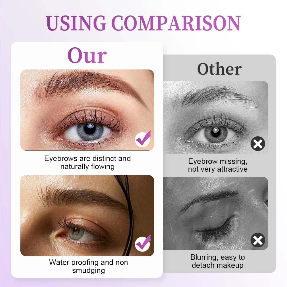 Steel Tube Metal Wand Mascara - Waterproof Tubular Formula for Long-Lasting, Smudge-Proof Lashes (Black + Brown)