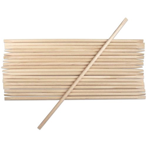 BNP 100 Pcs Cuticle Wood Stick Pusher For Manicure 7" in Length, 1/8" Diameter Use Removal Manicure Care Tool