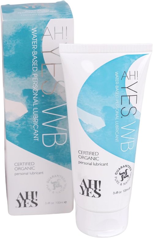 AH! YES WB - Organic Water-Based Personal Lubricant for Enhanced Comfort - 100ml