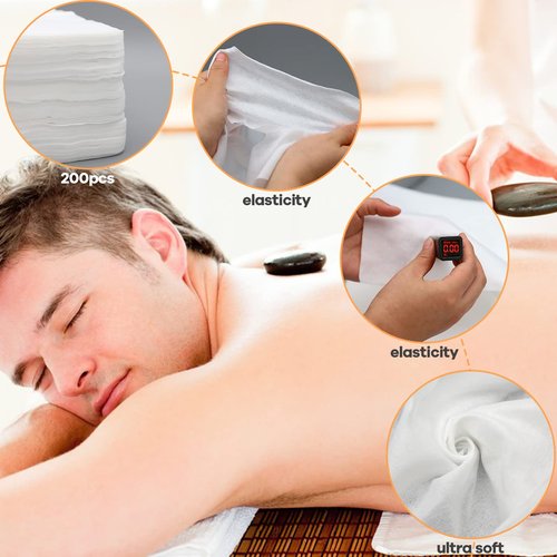 Luriseminger Disposable Face Cradle Covers–Medical-Grade, SPA Face Rest Covers Headrest Covers for Massage Tables Massage Chairs 16x 12inches/ 40 x 30 cm (200pc Large face Cover)