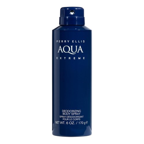 Perry Ellis Aqua Extreme Body Spray for Men - Fresh Wood & Spice Fragrance | 6 oz Cologne Mist