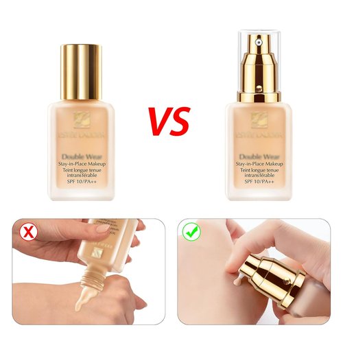 Estee Lauder Foundation Pump - Makeup Pump for Double Wear Foundation | 2 Pack, Gold