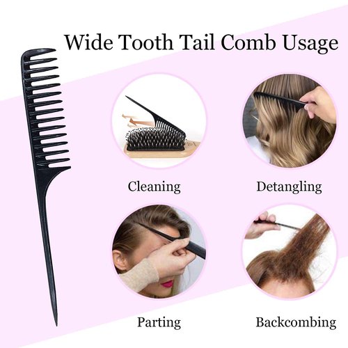 Skiennix Boar Bristle Hair Brush - Smooths Thick, Curly, or Thin Hair | Ideal for Wet & Dry Use
