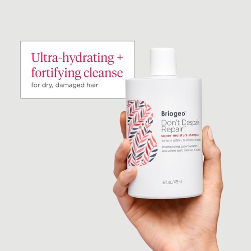 Briogeo Don’t Despair, Repair! Damage-Repair Trio - Moisture Shampoo, Conditioner & Mask | Vegan & Sulfate-Free | 3 x 8 fl oz