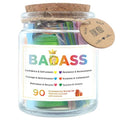 Badass Affirmation Jar, Inspirational Gift, Daily Affirmations for Women, Funny Affirmation Cards, Birthday Gifts for Her, Women, Valentines Day Gifts