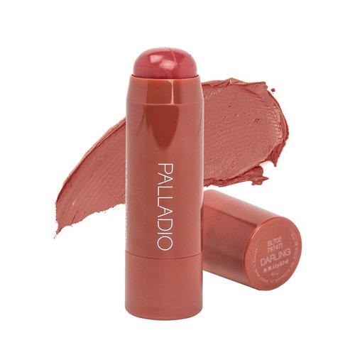Palladio I'm Blushing 2-in-1 Cheek and Lip Tint - Buildable Cream Blush & Hydrating Multi Stick, Darling