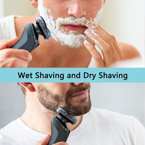 Gleway SH50 Replacement Heads - Compatible with Philips Series 5000 Shaver | 3 Pcs with Cleaning Brush