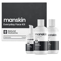Natural Outcome Men's Skin Care Kit - Anti-Aging 3-Step Facial Care Regimen with Cleanser, Toner & Moisturizer