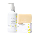 Beekman 1802 Goat Milk Bar Soap & Hand + Body Wash - Fragrance-Free Skincare Gift Set