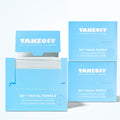 Takeoff | XL Disposable Face Towels - Ultra Soft Makeup Remover Wipes, 50 Count x 3 Pack (150 Total)