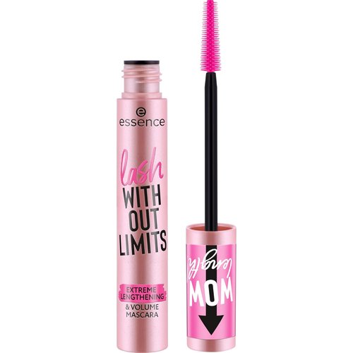 **Essence Lash Without Limits Mascara - Extreme Lengthening & Volume, Extra Black | Vegan & Cruelty-Free**
