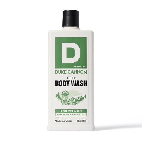 Duke Cannon Supply Co. THICK High-Viscosity Body Wash for Men the Scent Seeker Variety 4 Pack - Premium Ingredients, Plant-Based Thickeners, Superior Lather, Natural Exfoliate, 17.5 Fl Oz (4 Pack)