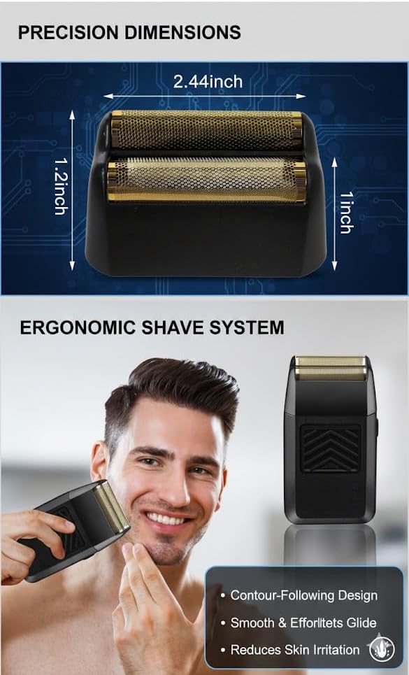 Wahl Professional 5-Star Shaver Replacement Gold Foil & Cutter Bar Assembly | Model #7043