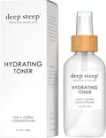 Deep Steep Hydrating Toner - Cooling Facial Mist with Witch Hazel & Rose Water | 4 oz Vegan Skincare