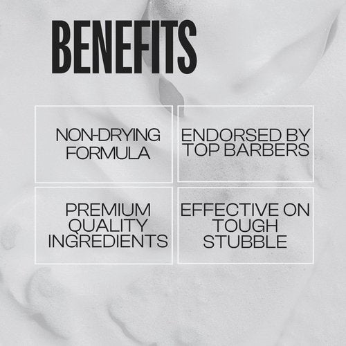 Men Rock Shave Cream - Sicilian Lime - Mens Shaving Cream - Moisturizing Shaving Foam for Men - Non-Drying Formula - Cruelty-Free - 3.5 oz