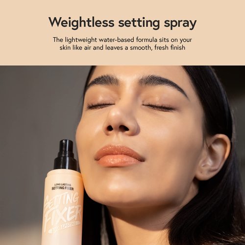 LUNA Long Lasting Setting Fixer Spray - Weightless Micro-Fine Mist for Natural Finish | 3.3 fl oz