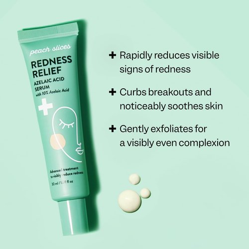 Peach Slices - 10% Azelaic Acid Serum for Redness Relief | Advanced Vegan Skincare (1.01 oz)