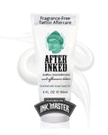 After Inked Tattoo Aftercare Lotion Moisturizing Balm for Inked Skin, Featured on Ink Master, Hydrating Skin Nourishment Cream with Grape Seed Oil, Gentle Daily Tattoo Maintenance, 3oz Tube, 1 Pack