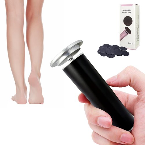 2025 Dermave Electric Foot Callus Remover for feet, ProfessionalPedicure Tool forDead Skin Removat, Best Electrie-Foot File for Women with 60 Sandpaper Discs for Soft Smooth feet