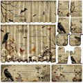 Halloween Skeleton Kitchen Decor Set with Towels Curtains & Rugs - Skull Variation