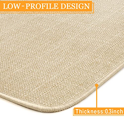 Autumn Welcome Door Mat - Fall Pumpkin Design, 30x17 Inch, Non Slip, Indoor Outdoor
