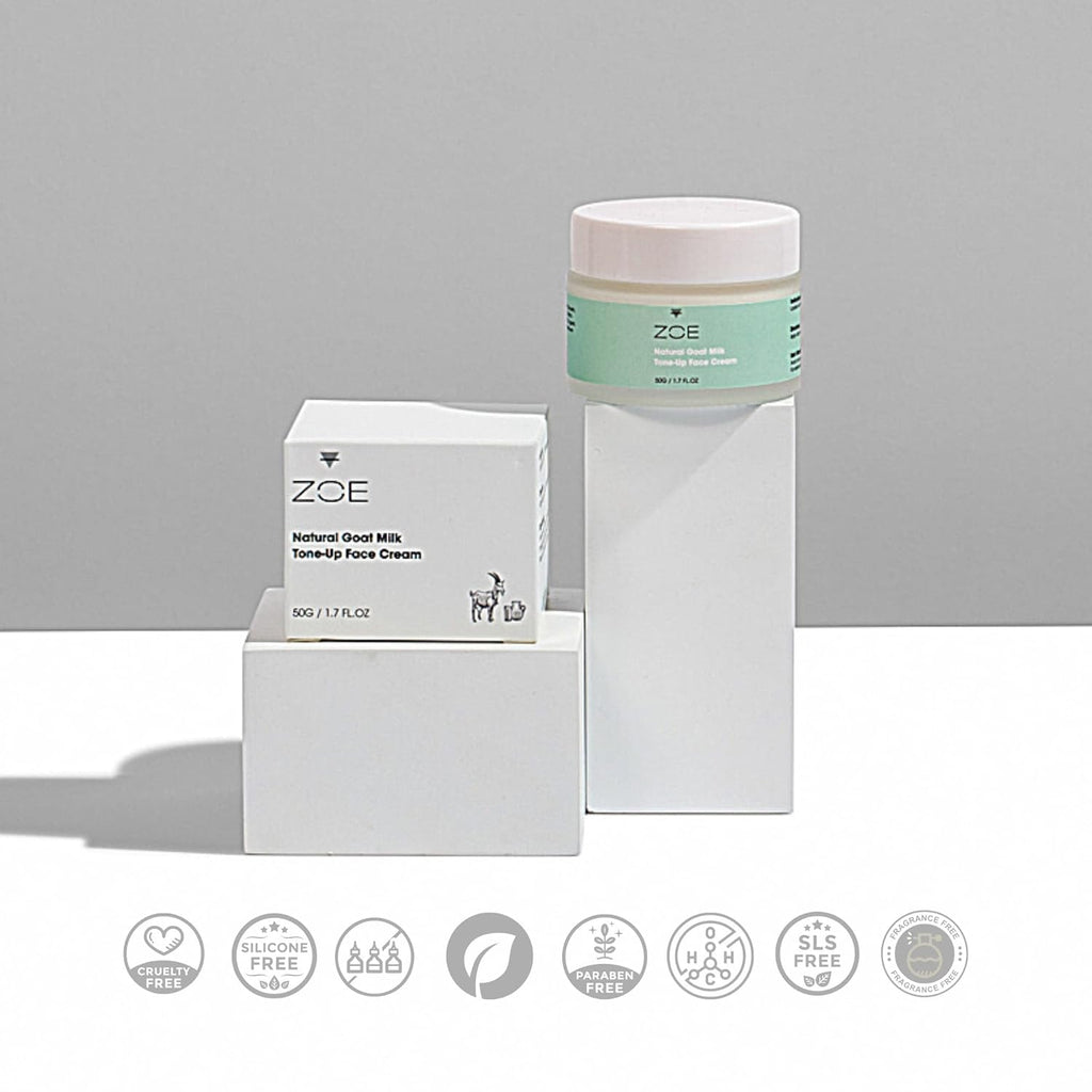 ZOE Goat Milk Moisturizer for Sensitive Skin - Hydrating & Soothing Face Cream with Aloe & Jojoba | Organic & Cruelty-Free