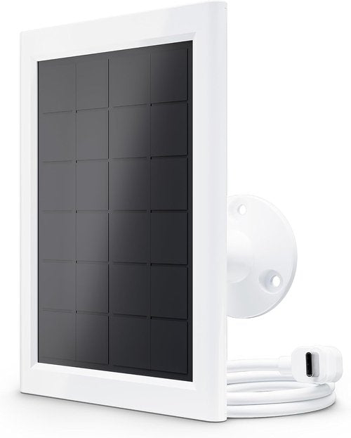 Arlo Essential Solar Panel Charger - Certified Accessory for Essential Outdoor Cameras | White - VMA6600