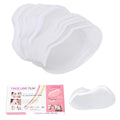 ElegGlo 50 Pcs Microblading Shower Face Shields Visors, Disposable Face Shields Masks Makeup Eye Shield for Hairspray Salon Supplies and Eyelash Extensions Eye Eyelid Surgery Aftercare