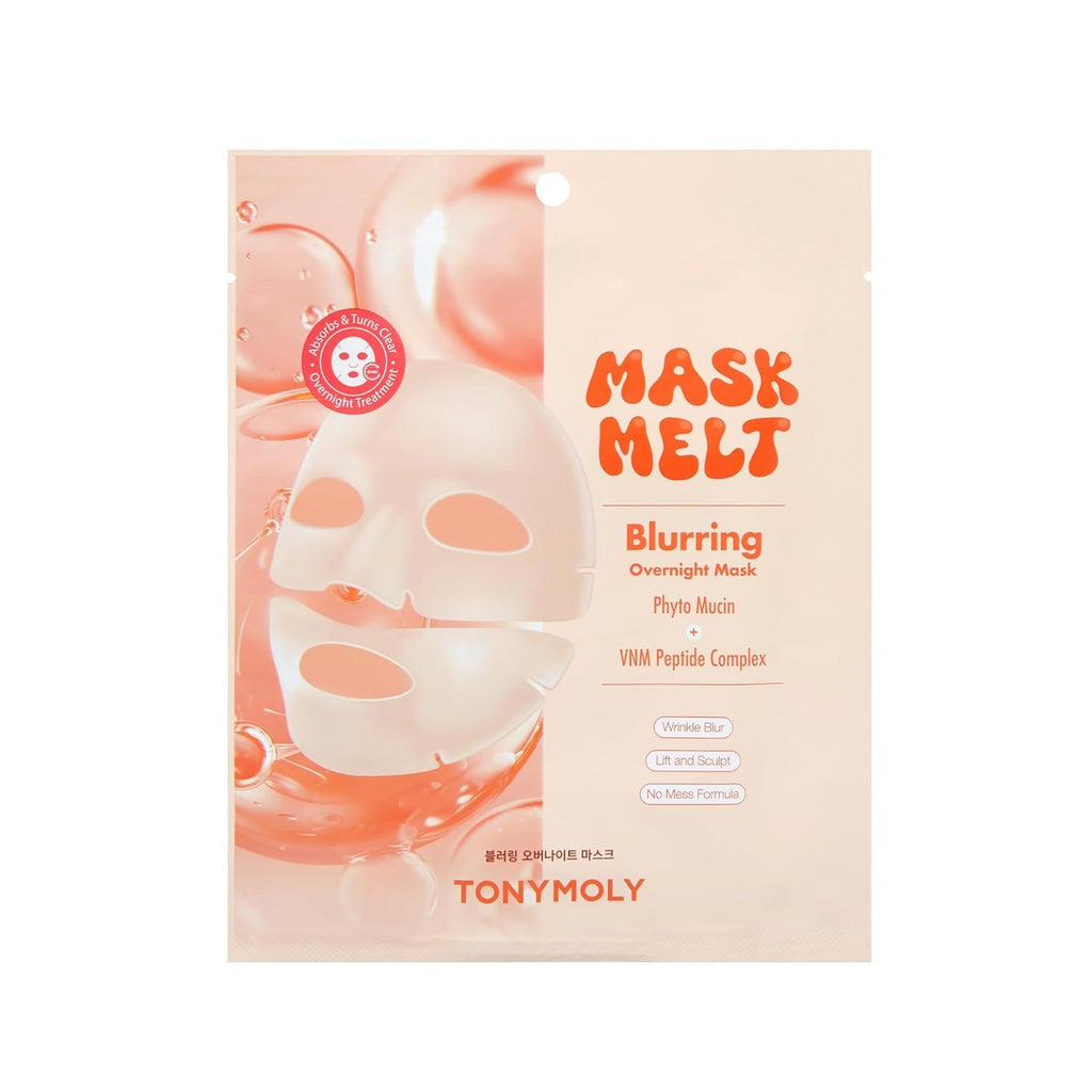 TONYMOLY Hydrogel Overnight Face Mask - Brightening with Vitamin C & Rice Essence | 1 Sheet