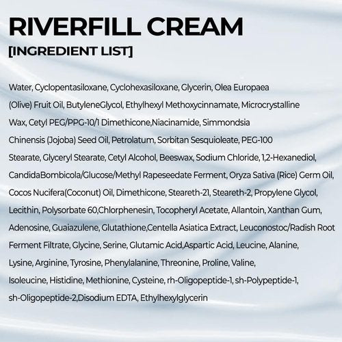 CELL29 RIVERFILL REPAIR CREAM EGF Centella Niacinamide Deep Wrinkle Moisturizer Anti Aging Rejuvenation Crow’s Feet Glass Skin Korean Skincare Skin Barrier Day & Night Routine 1.35 fl.oz (40ml)