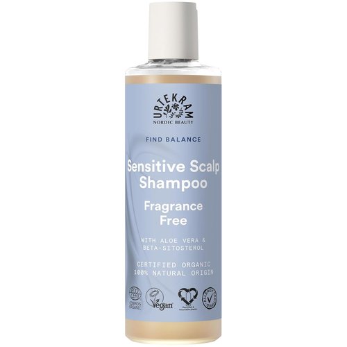 Urtekram Fragrance-Free Shampoo - Gentle Formula for Sensitive Scalp | 250ml