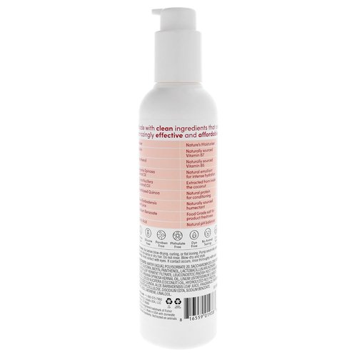 Earth Anti-Frizz Serum - Lightweight Hair Oil with Argan & Vegan Keratin - 6 oz for All Hair Types