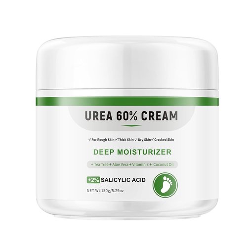 Regine Switzerland Urea Cream 60% - Maximum Strength Foot Lotion with Salicylic Acid & Tea Tree Oil | 5.29oz