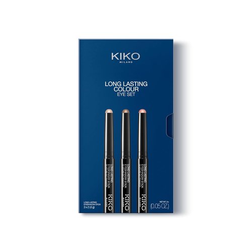 KIKO Milano Eye Set 01 - Long Lasting Colour | 3 Eyeshadow Sticks With 24-Hour Hold